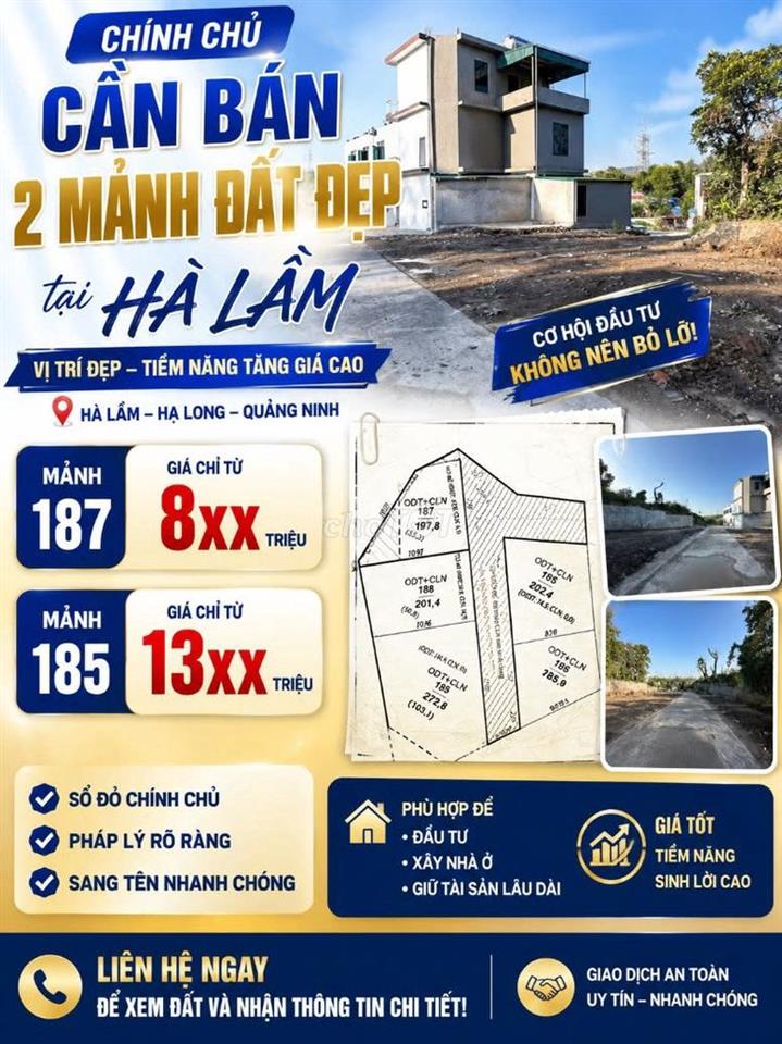 ĐẤT ĐẸP TẠI HÀ LẦM – CƠ HỘI ĐẦU TƯ KHÔNG NÊN BỎ LỠ!
