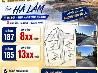 ĐẤT ĐẸP TẠI HÀ LẦM – CƠ HỘI ĐẦU TƯ KHÔNG NÊN BỎ LỠ!