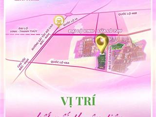 VỊ TRÍ TÂM ĐIỂM ĐẠI ĐÔ THỊ VSIP NGHỆ AN - CASA BONITA