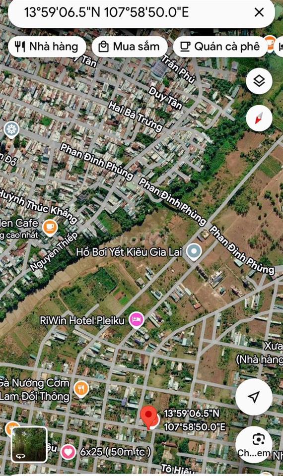 Đất Đồi Thông 5x55m , Vị trí đẹp , Gần Cầu