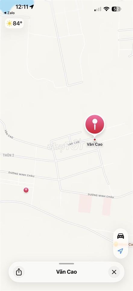 Bán đất đường Văn Cao 9x25.33