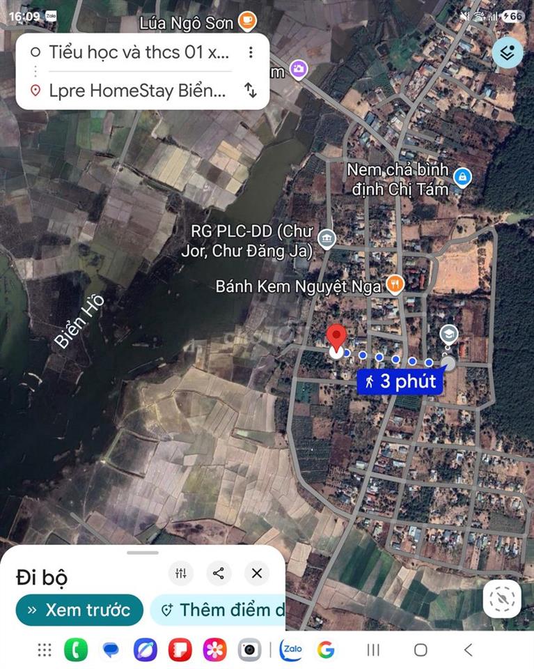 BÁN 2 LÔ ĐẤT NÔNG NGHIỆP ĐỀU CÓ THỔ CƯ 1 PHẦN XÃ BIỂN HỒ GIÁ 900TR 