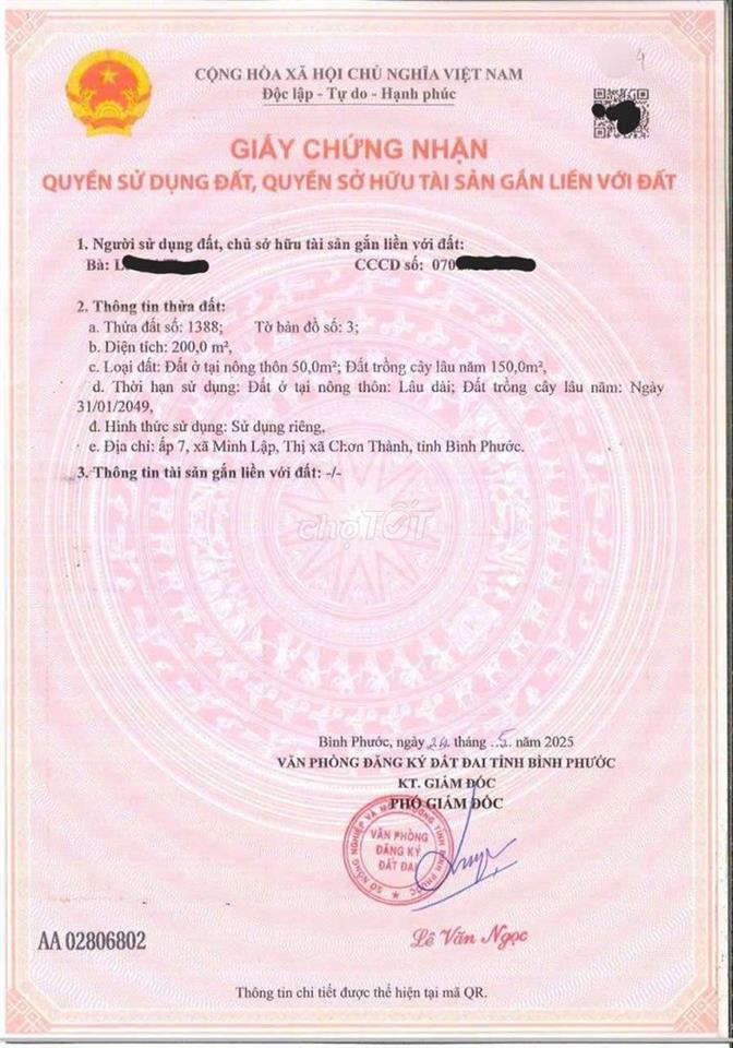 BÁN NHÀ MỚI XÂY 620TR GIÁ FULL GẦN KCN BECAMEX CHƠN THÀNH