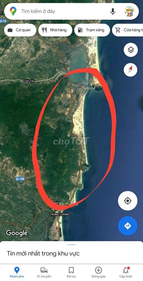 CHÍNH CHỦ BÁN ĐẤT THỔ CƯ SÁT BIỂN HOÀI NHƠN ĐÔNG CHỈ 50M ĐI BỘ RA BIỂN