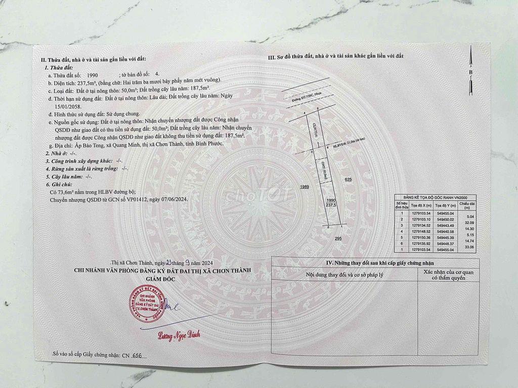 Bán đất mặt tiền