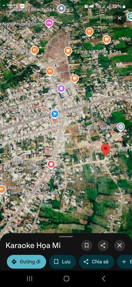 đất đường nhựa, Chợ Chơn Thành. 250m2 850tr. dùng kinh doanh, xây trọ.