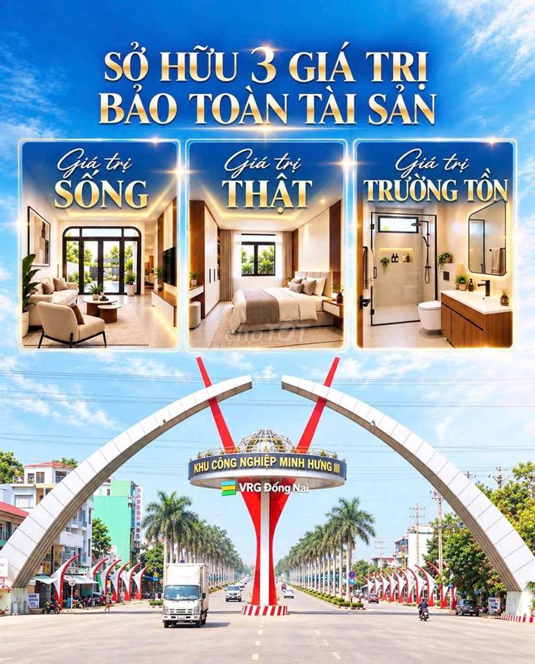 Nhà ở chuyên gia Minh Hưng 550tr 2PN-1PK sang trọng, rộng rãi