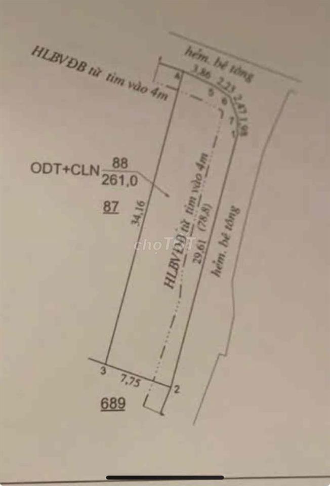 đất lô góc, hẻm oto, full thổ