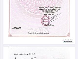Bán đất thổ cư giá siêu rẻ Tân Hưng Đồng Nai cho anh em đầu tư