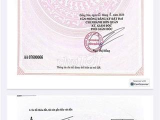 Cần bán lô đất giá cực rẻ có thổ cư cho gia đình nào muốn An cư