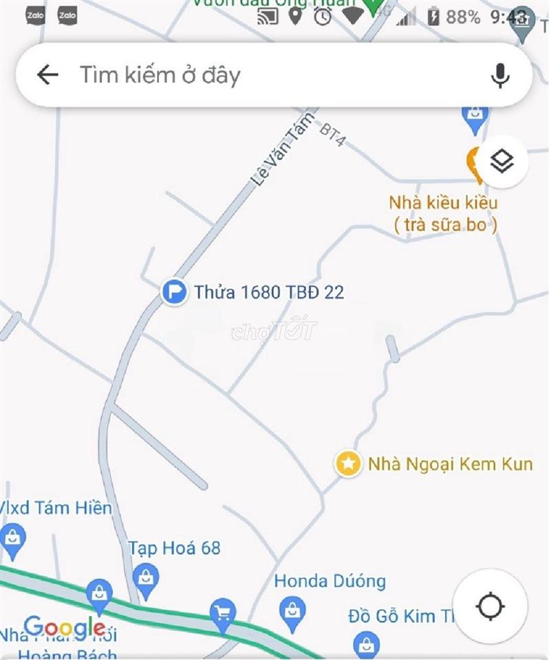🏡 CHÍNH CHỦ BÁN ĐẤT MẶT TIỀN ĐƯỜNG NHỰA LÊ VĂN TÁM – TX. BÌNH LONG