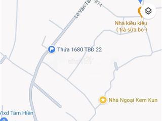 🏡 CHÍNH CHỦ BÁN ĐẤT MẶT TIỀN ĐƯỜNG NHỰA LÊ VĂN TÁM – TX. BÌNH LONG