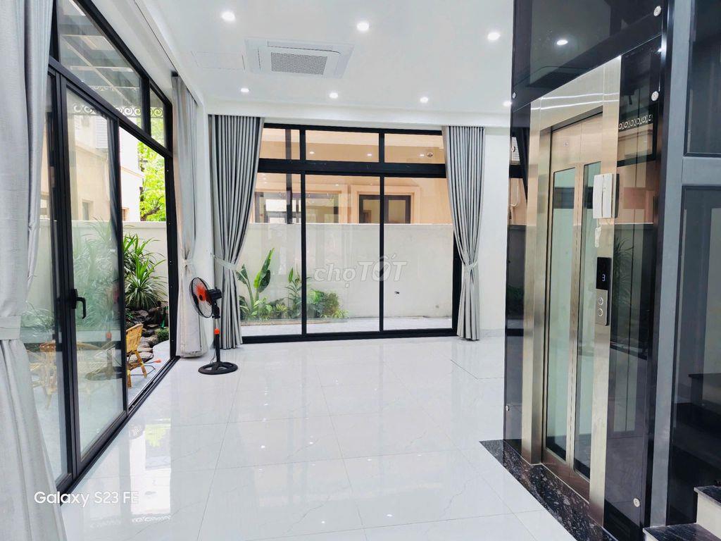 Cho thuê nhà xẻ khe có thang máy full đồ
