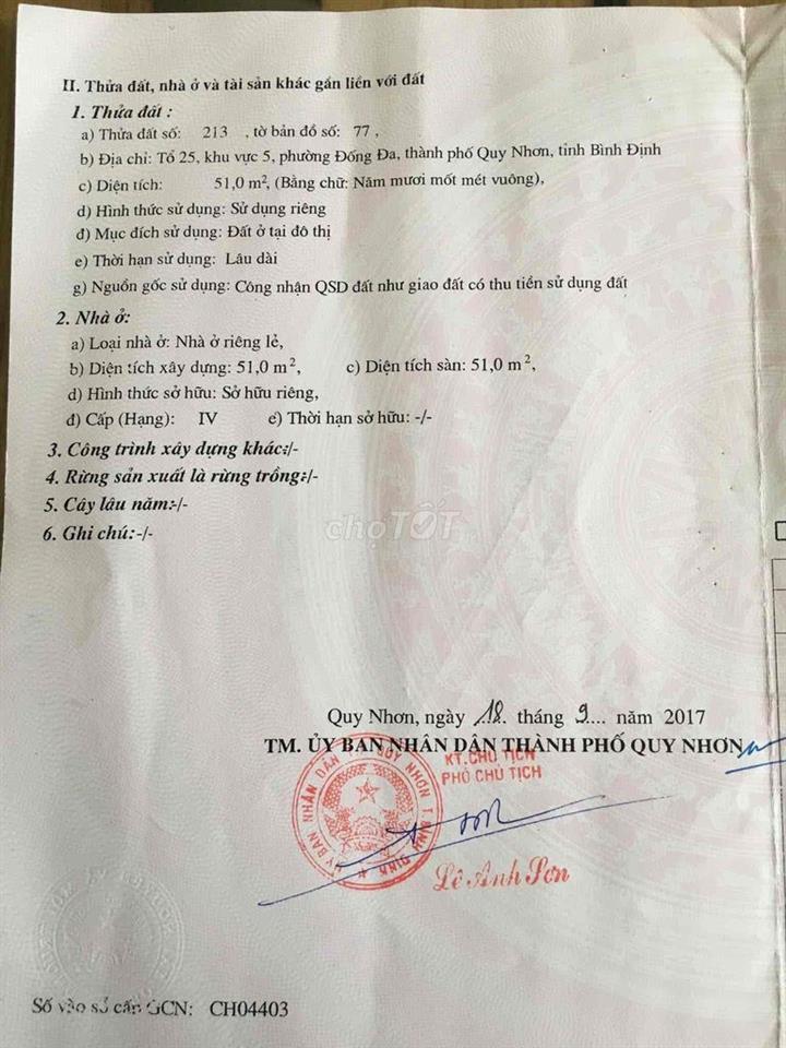 Chuyển nhà mới cần bán nhà hẻm đường 1/5