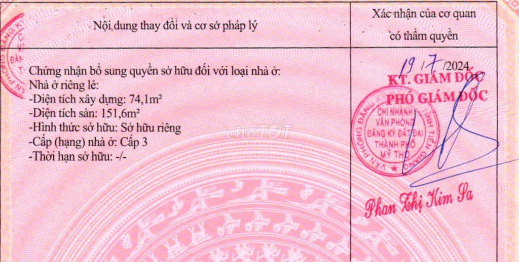 Nhà cấp mới xây, giá thỏa thuận