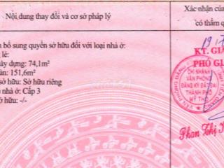 Nhà cấp mới xây, giá thỏa thuận
