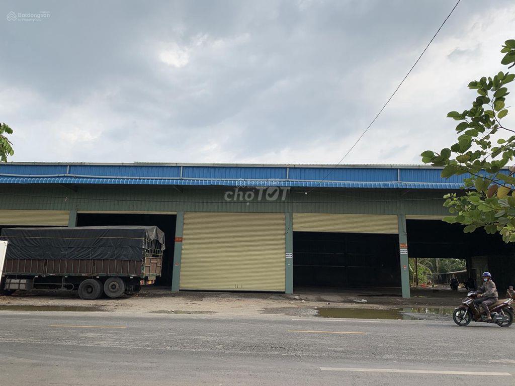 Kho QL 50 Mặt tiền 45m. Diện tích kho 1.500m2