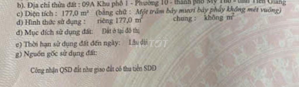 Bán khách sạn mặt tiền Ấp Bắc 