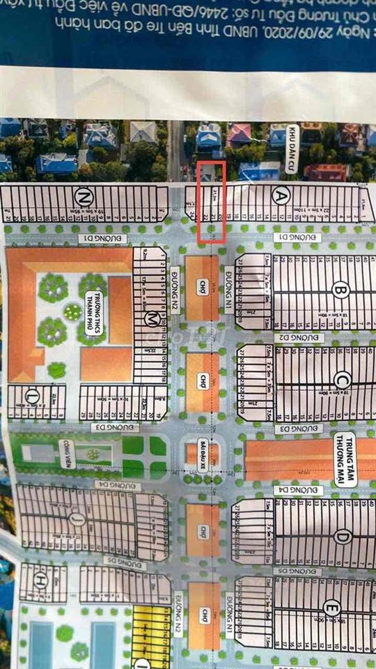 Cần bán giảm -40% 2 lô mặt tiền chợ ÚT THẮNG giá chỉ 1,3tỷ/nền