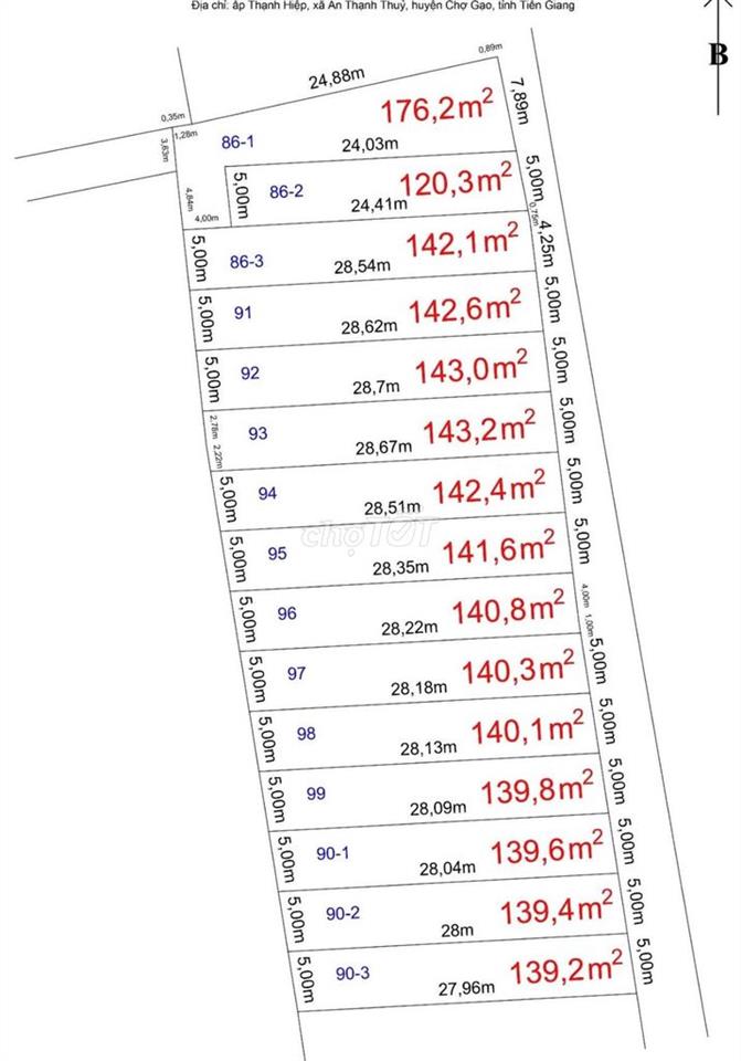 15 nền đường xe ô tô sát lộ nhựa Liên Hồng giá từ 270 triệu