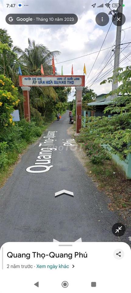 Đất thổ 2 mặt tiền