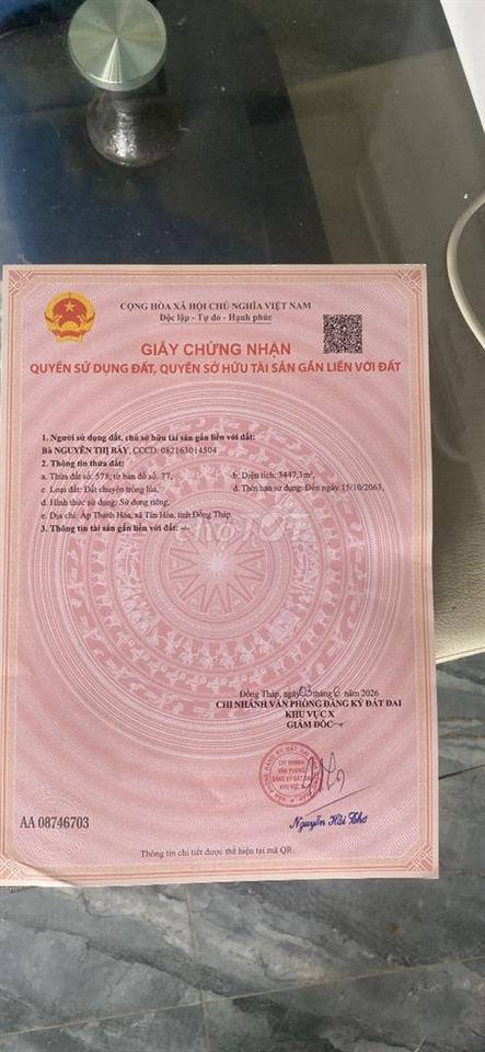 bán đất ruộng xã bình nghị gò công đông