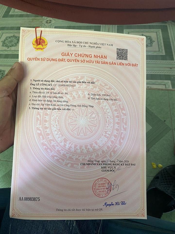 bán đất nền gò công đông 350m