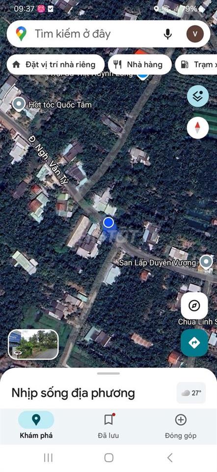 Đất mặt tiền đường Ngô Văn Tý.  xã long an