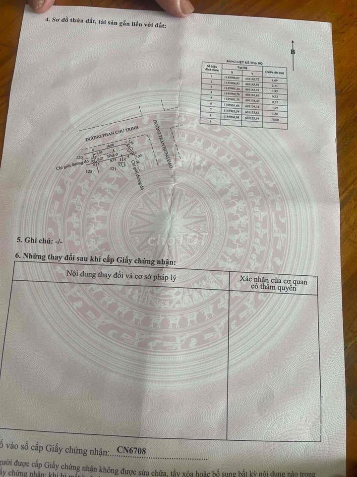 Nhà đất 2 mặt tiền phường 1 trung tâm ( gần cho, trương học ,..)