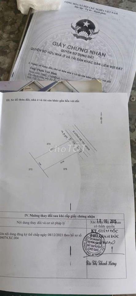 2250m2 đất mặt tiền đường đê Tây
