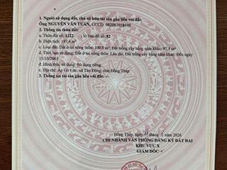 bán đất Tân Đông