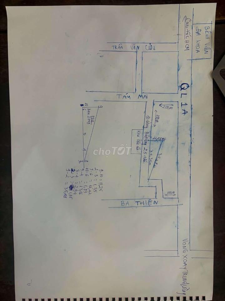Đất đối diện BỆNH VIỆN ĐA KHOA TIỀN GIANG