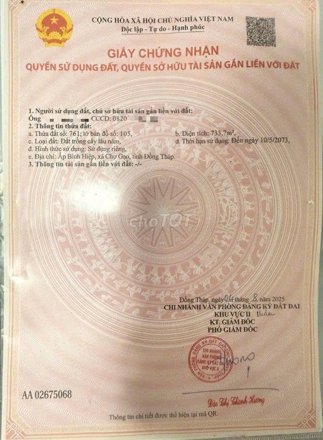 Bán đất vườn dừa -Nghỉ dưỡng