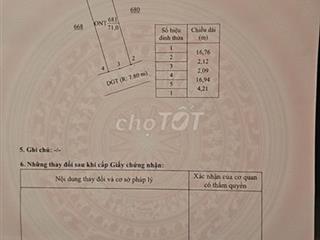 BÁN ĐẤT THỔ CƯ KHU CÔNG NGHIỆP THÁI THỤY