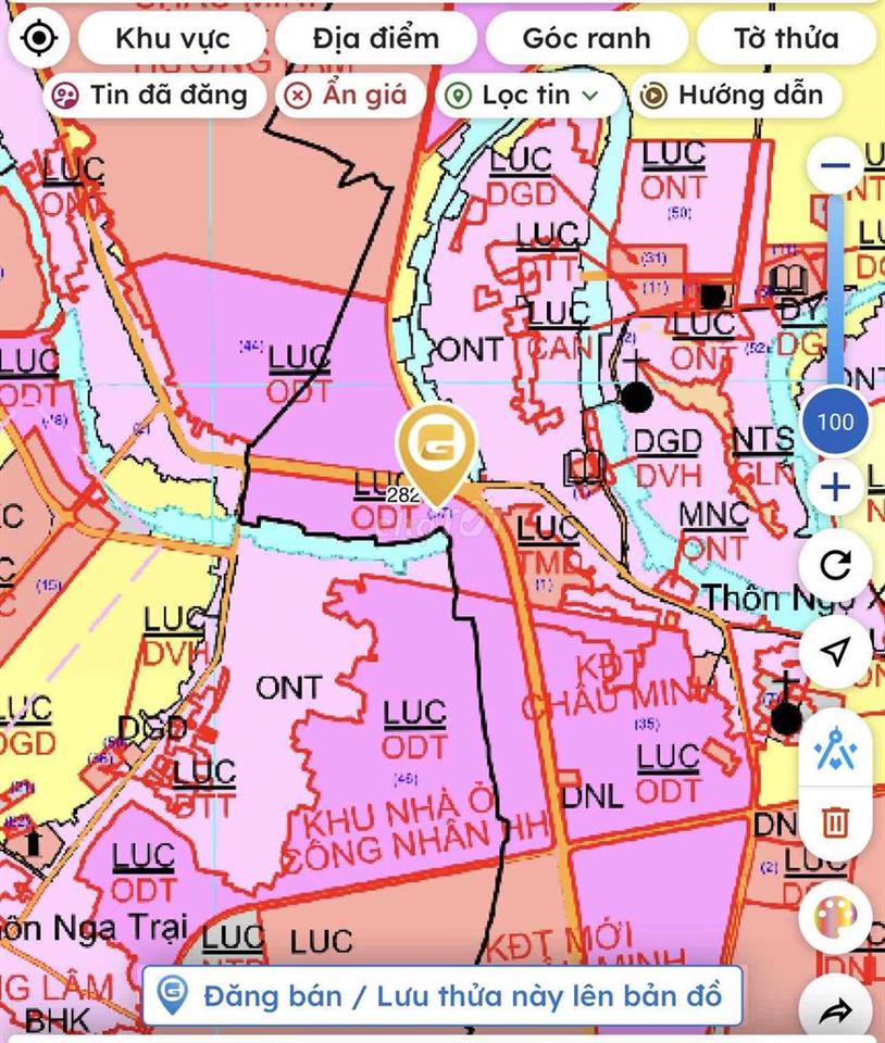 Bán đất mặt tiền Đường 295 ngã 3 Ngọ xá