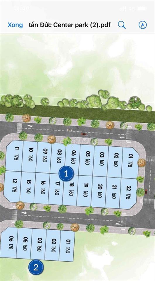 Lô đất Tấn Đức Center Park 160m2 khu ẩm thực