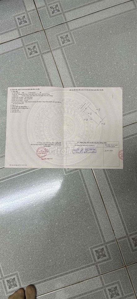 đất mặt tiền mỹ thới cả sao