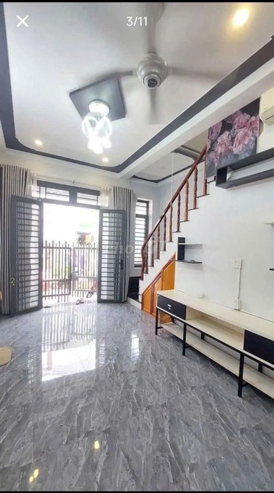Bán nhà 1 trệt 1 lầu, khu dân cư Chợ Gòi Bé Mỹ Thới.