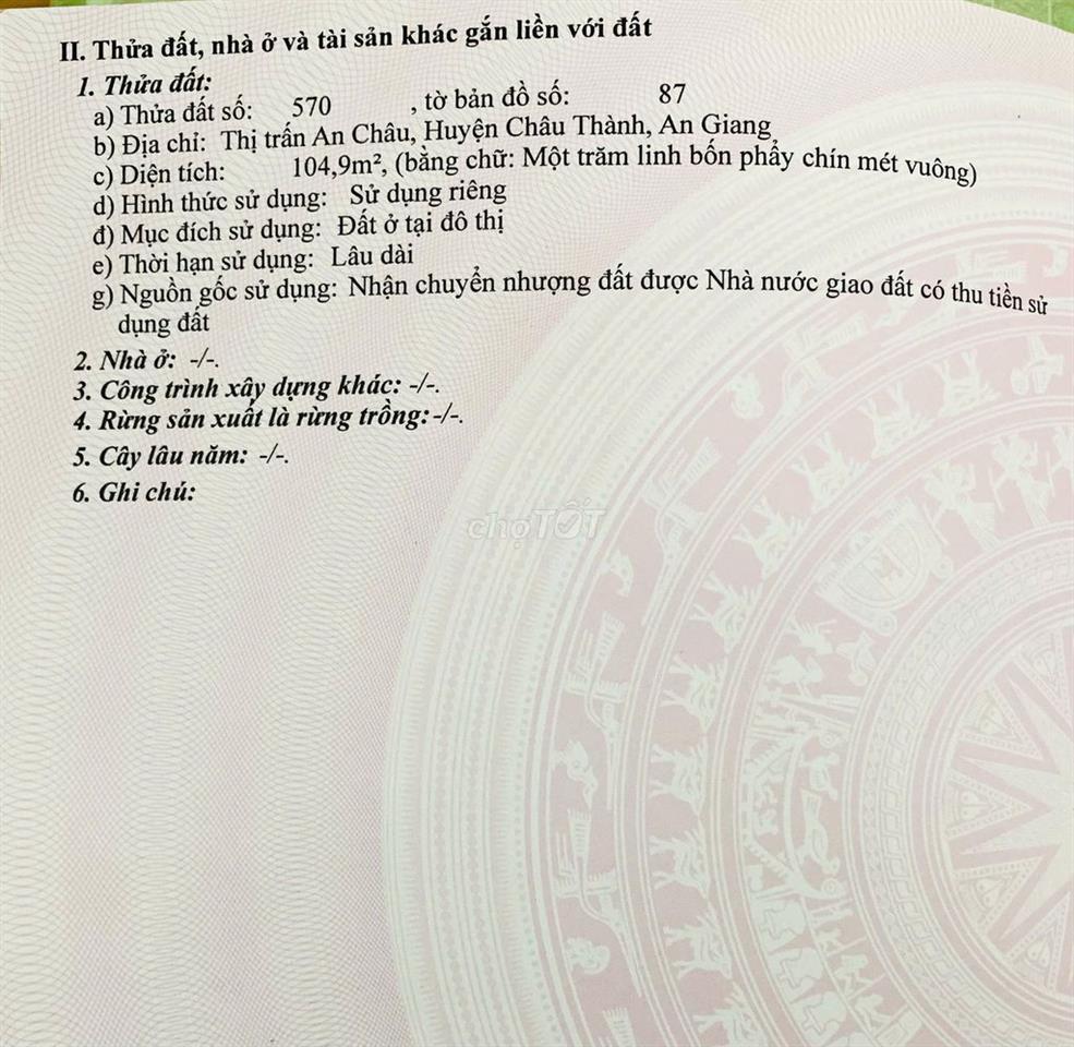 BÁN ĐẤT THỔ CƯ ĐÔ THỊ