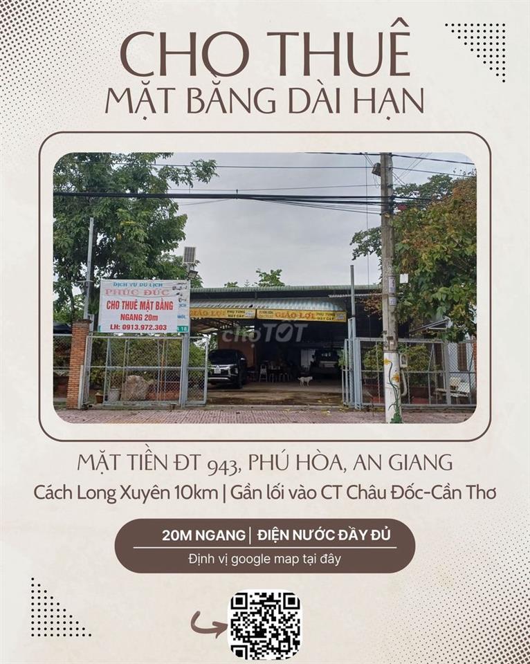 Cho thuê mặt bằng dài hạn