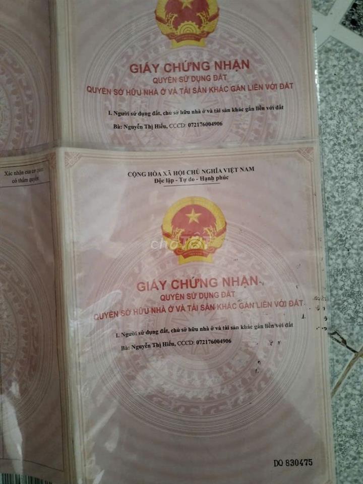 Nhà 3 phòng ngủ, gần 2  trường học, gần KCN. 1,4 tỷ TL