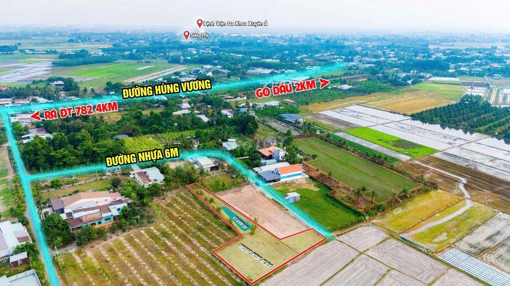 1150m2 có 120m2 thổ cư. Đất đẹp làm nhà vườn. 1,1 tỷ TL