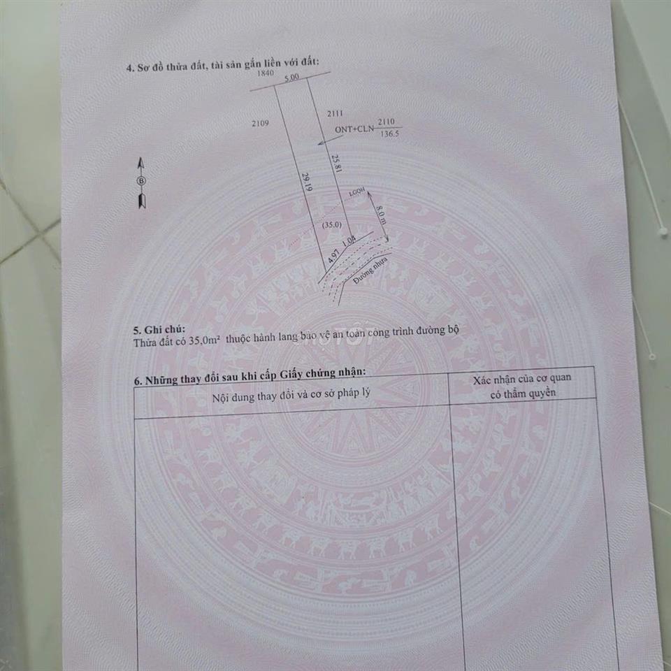 5x29 đường nhựa. Đất ở đô thị phường Gò Dầu. 520tr TL