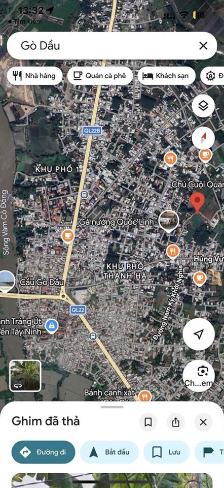Đất Thổ Cư 28x19m Đường Bê Tông gần Vòng Xoay Chợ Phường Gò Dầu