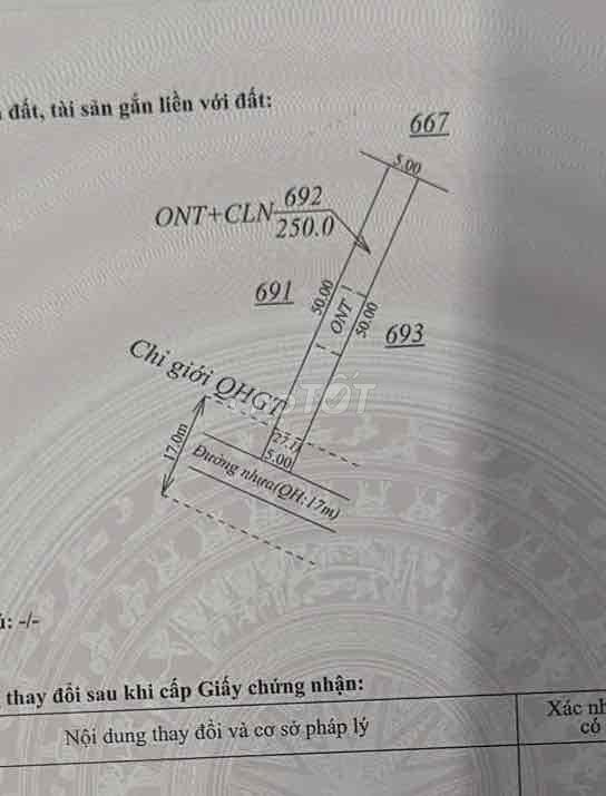ĐẤT MẶT TIỀN ĐƯỜNG NHỰA. HẢO ĐƯỚC, CHÂU THÀNH.