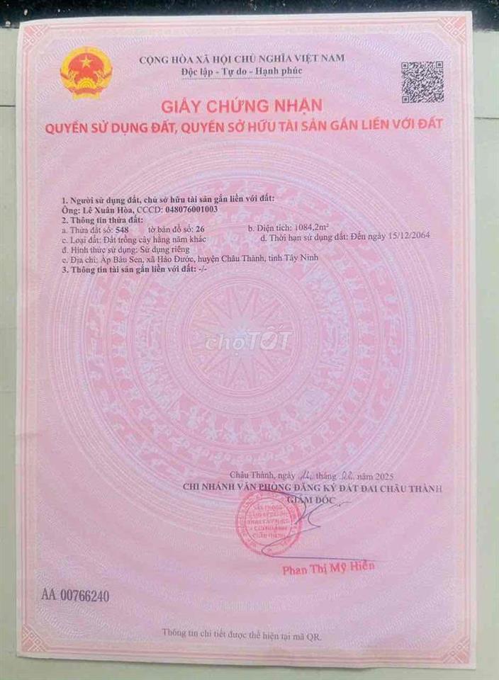 cần bán 2 lô đất trên