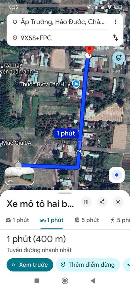 Đất Bến Trường - Hảo Đước - Tây Ninh