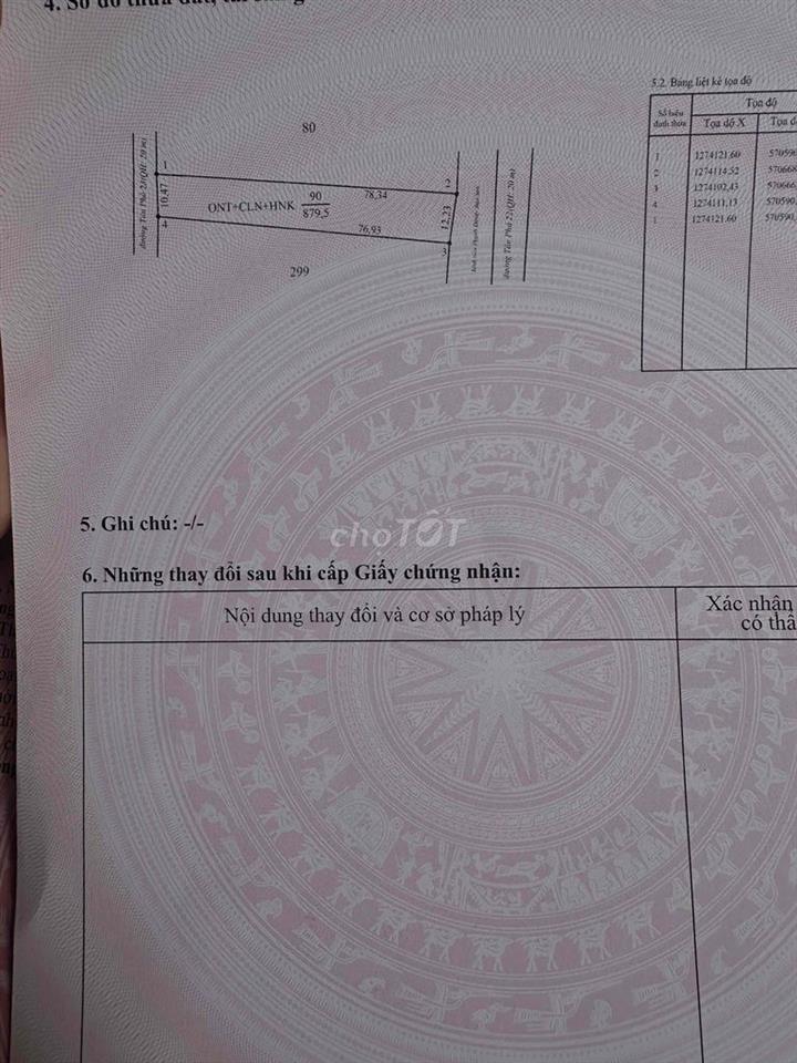 cần bán lô đất mặt tiền đường nhựa,