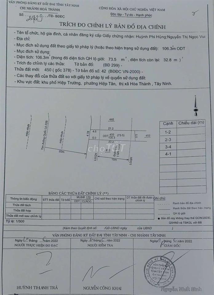 đất QL22B
