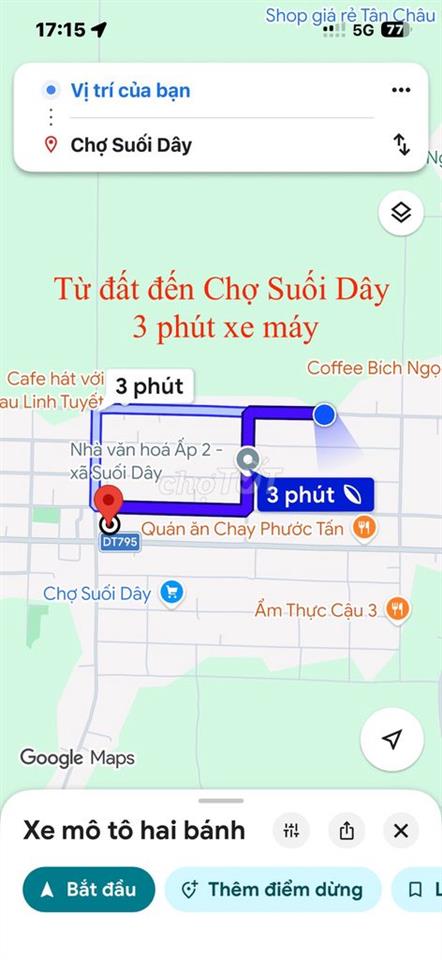Cần Bán Gấp Đất Khu Dân Cư Ấp 2, Xã Suối Dây Giá Siêu Tốt !